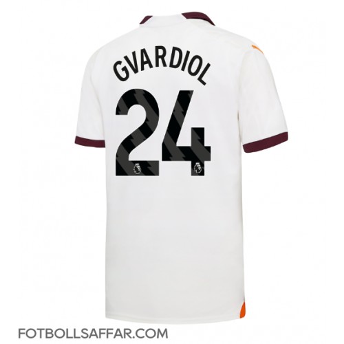 Manchester City Josko Gvardiol #24 Bortatröja 2023-24 Kortärmad